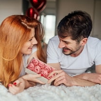 Rose Bath Soap Gift 8Pcs, Valentine's Day, Mother's Day, Wedding, Anniversary, Birthday, Romantic Home, Bathroom Decoration, Luxury Scented Flower Soaps