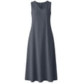 thumbnail image 6 of Horkkom Maxi Dresses for Women Sleeveless Linen Summer Dresses Beach Casual Long Dresses with Pockets, S-2XL, 6 of 9