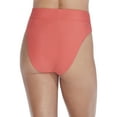 thumbnail image 2 of Camio Mio Womens Coral High-Waist Bikini Bottom Style-S20207-CORAL Swimsuit, 2 of 2