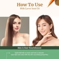 thumbnail image 3 of SVA Carrot Seed Oil - 1 Fl Oz – 100% Natural Cold Pressed Carrot Oil - for Face, Skin Care, Hair Care, Scalp Massage & Body Massage – Carrier Oil with Dropper, 3 of 8