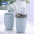 thumbnail image 3 of 5-Pack Portable Travel Toothbrush & Toothpaste Holder for Camping - Compact Storage Box, 3 of 8