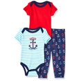 thumbnail image 2 of Boys' Toddler Captain Adorable 3 Pc Turn Me Around Pant Set, 6-9 Months, 2 of 2