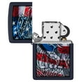thumbnail image 5 of Zippo Eagle Flag Design Navy Matte Pocket Lighter, 5 of 7