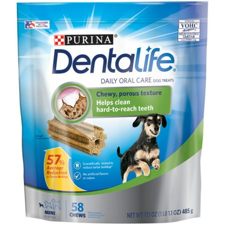 UPC: 0017800176286 | Purina DentaLife Chicken Dental Treats for Dogs 58 CT Pouch