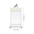 thumbnail image 2 of UPOUART 2Ensemble Rouleau Vierge Papier Blanc Encre Durable pour Décoration Maison Artistes, 2 of 8