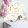 thumbnail image 2 of Twinkle Little Star Cloud Moon Baby Shower Backdrop, 2 of 8