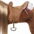 thumbnail image 4 of Gotz Big Plush Combing Horse with Saddle and Bridle Plus Mane and Tail to Brush and Style for 18" and 19.5" Dolls, 4 of 9