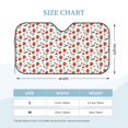 thumbnail image 3 of Bingfone Strawberries Car Windshield Sunshade,Sun Foldable Sun Shield Sun Visor for Car - Medium, 3 of 8