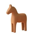 thumbnail image 2 of Estatua De Troya Moderna Adorno De Estatuilla De Caballo De Madera Para Decoración Del Hogar Marrón Sunnimix Estatua de Troya, 2 of 8