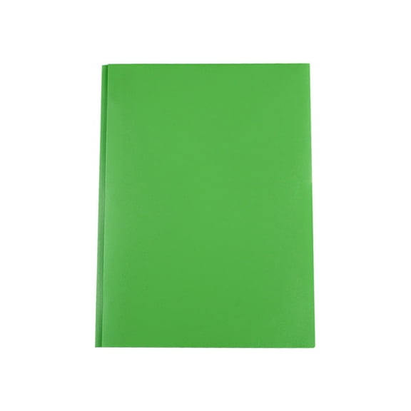 Plastic Pocket Folders with Prongs with Fasteners,1Pc Colored Plastic Folders with Pockets,Plastic 2-Pocket Folders with 3-Prongs,File Organization Paper Folder Letter Size,(Z3_Green)