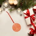 thumbnail image 6 of Cauagu Spider Pattern Acrylic Christmas Pendant,1-Pack Christmas Ornaments Xmas Tree Decor Christmas Décor with Ribbon Cute Tree Hanging for Party Favors-Round Shape, 6 of 7