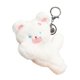 thumbnail image 2 of Llavero de gato, premios, conmemoraciones, lindo accesorio para bolso, decoración, llavero de muñeca Blanco, 2 of 8