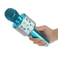 thumbnail image 6 of Wireless Bluetooth Karaoke Microphone Handheld Karaoke Microphone Recorder Speaker, With Led Lights, 5 Magic Sounds, Long Playing Time, Noise Reduction, Children'S Song Recording Function, 6 of 6