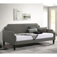 thumbnail image 2 of Olivia Upholstered Twin Daybed with Nailhead Trim, 2 of 9