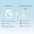 thumbnail image 2 of Detergente para ropa AspenClean sin perfume, 100% natural, 2 litros (paquete de 2), 2 of 7