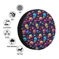 thumbnail image 2 of Kdxio mushroom Skull star for Tire Cover Wheel Protectors Tyre Covers Weatherproof Wheel Covers Universal Fit for Trailer Rv SUV Truck Camper Travel Trailers 14 inch, 2 of 5