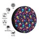 thumbnail image 4 of Fotbe mushroom Skull star Funda de Llanta de Repuesto con Estampado, Engrosada, Ajuste Universal para Jeep, Remolque, RV, SUV, Camión-14 inch, 4 of 6