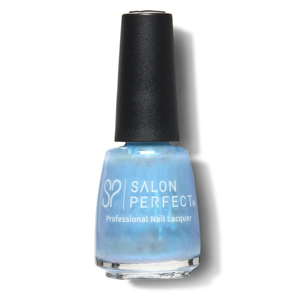 Salon Perfect Nail Polish, 407 Blue Jeans, Blue Shimmer, 0.5 fl oz