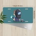 thumbnail image 2 of Cartoon Welder Front License Plate, Metal License Plate, Funny Standard Plates Personalized Novelty Decorative For Men/Women/Boys/Girls Car 6×12 Inch, 2 of 6