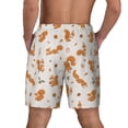 thumbnail image 4 of Uemuo Cute Squirrel Fall Pattern Mens Swim Trunks Quick Dry Board Shorts with Mesh Lining, Stretch Beach Shorts Quick Dry No-Chafing Board Shorts-Medium, 4 of 9