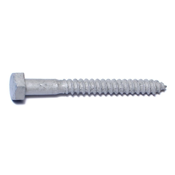 5/16" x 3" Hot Dip Galvanized Steel Hex Head Lag Screws HLSHS-333
