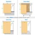 thumbnail image 3 of Madison Park Amherst Polyester Faux Silk Shower Curtain, 3 of 3