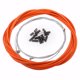 thumbnail image 1 of Cables de freno delanteros y traseros de color naranja con carcasa, repuesto ideal para mejorar la potencia de frenado del juego de cables de freno de bicicleta de montaña, 1 of 2
