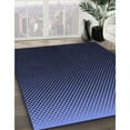 thumbnail image 2 of Ahgly Company Indoor Rectangle Patterned Night Blue Area Rugs, 2' x 4', 2 of 6