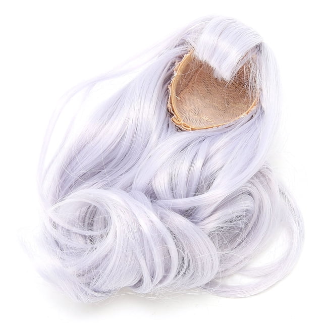 Peluca De Muñecas, Ondas Grandes Cabello De Muñeca, Cabello Sintético Suave, Peluca De Muñecas Con Cuero Cabelludo Simulado Para La Circunferencia De La Cabeza 15.5-17 Cm