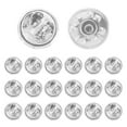 thumbnail image 1 of MOVTOTOP 30 Sets Metal Butterfly Clutch Pins for DIY Craft Silver Color Versatile Use Long-lasting Material, 1 of 8