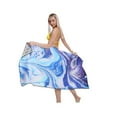 thumbnail image 3 of Matoen Beach Towel Oversized 65"x30" Lightweight Quick Dry Microfiber Beach Towels for Swim Pool Camping Travel, 3 of 5