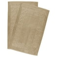 thumbnail image 6 of Dan River Tan Bath Mat Greek Set 2 piece 20x32 in Soft Quick Drying Cotton Bathroom Rugs, 6 of 8