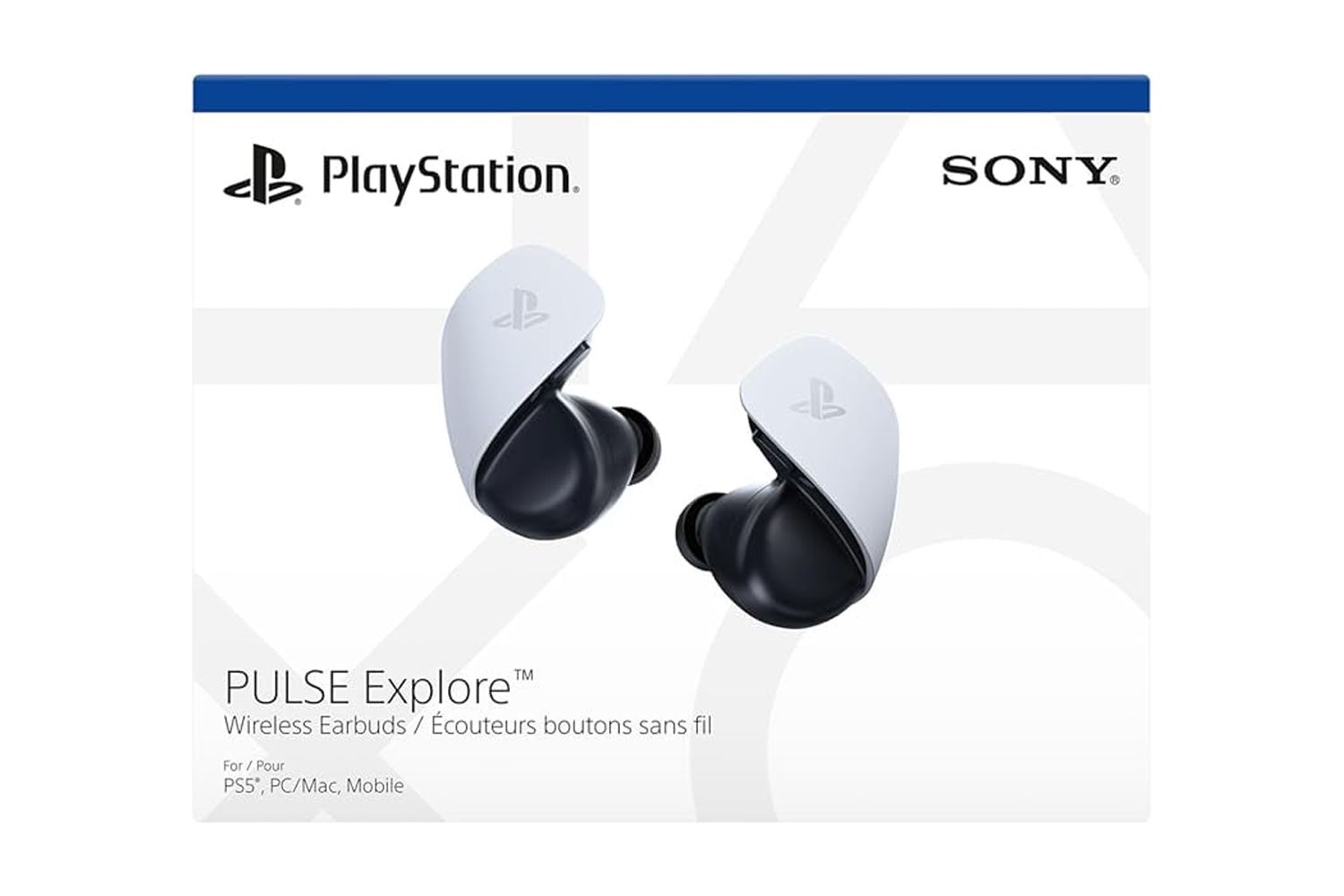 Audífonos Inalámbricos PlayStation PULSE Explore con Estuche de Carga, para PS5, Blanco 2