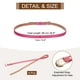 thumbnail image 2 of 4 PCS Banda de Sombrero Stretchable Bandas de Sombrero de Vaquero Bling Cinturón para Mujeres Hombres Gorras Sombrero de Vaquero (Rosa), 2 of 7