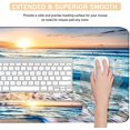 thumbnail image 4 of 4-in-1 Large Gaming Mouse Pad, Keyboard Wrist Rest Pad & Wrist Support Mousepad Set, Extended Desk Pad Waterproof Desk Mat for Home Office Study Game-Beach, 4 of 6