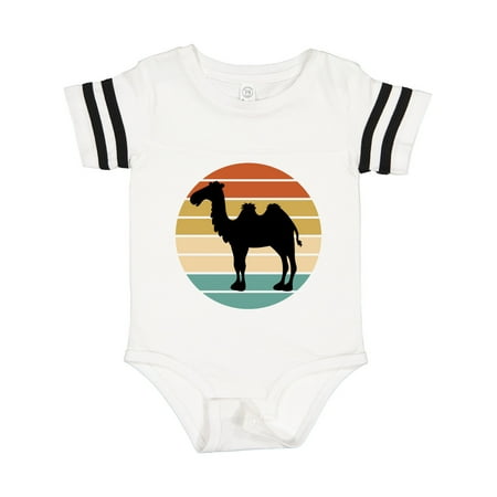 

Inktastic Camel Silhouette Retro Sunset Gift Baby Boy or Baby Girl Bodysuit