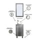 thumbnail image 4 of Gabinete De Baño Para Lavabo Con Espejo Decorativo GISLA, 4 of 6