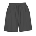 thumbnail image 6 of Women Shorts under $5! Xqxayjr Womens Drawstring Shorts Summer Elastic Waist Casual Lightweight Shorts Comgy Beach Shorts with Pockets, 6 of 8