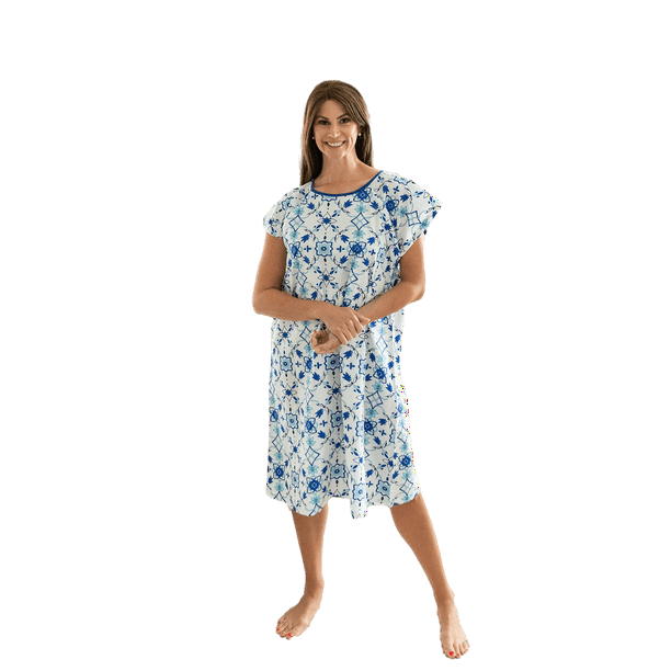 Gownies Designer Hospital Patient Gown, 100 Cotton, Hospital Stay