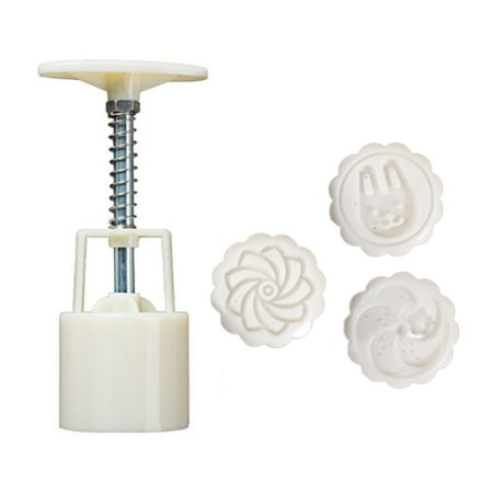

GENEMA Hand-Pressure Moon Cake Mould Mid Autumn Festival Bath Bombs Food-Grade Plastic