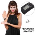 thumbnail image 3 of Nestingho Walking Steps Counter Pedometer Bracelet PU Random Key Color 1Set Fashion Design Daily Exercise, 3 of 6