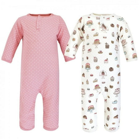 UPC: 0660168190496 | Hudson Baby Infant Girl Premium Quilted Coveralls Sweet Bakery 9-12 Months