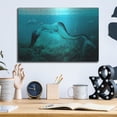 thumbnail image 6 of Luxe Metal Art 'Sleeping Mermaid' by Ata Alishahi Metal Wall Art, 16" x 12", 6 of 9