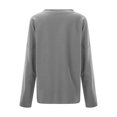 thumbnail image 4 of Chandail à Capuchon Décontracté Uni à Col Rond à Manches Longues pour Femmes, Haut de Designer, Chandails à Capuchon pour Femmes, Chandail à Capuchon Sans Capuchon, Vestes pour Sortir, Chandail à Capuchon Athlétique Grande Taille, Chandail à Capuchon Court, Chandails à Capuchon Doublés Grande Taille pour Femmes, 4 of 7