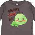 thumbnail image 4 of Inktastic Grammy Loves Me- cute turtle Boys or Girls Long Sleeve Toddler T-Shirt, 4 of 5