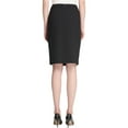 thumbnail image 2 of DKNY Womens Crossover Asymmetrical Skirt, Black, 0, 2 of 2