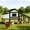 Black&White(67.3"L x 26"W x 39.4"H), variant on MEDEHOO Chicken Coop, Mobile Chicken House with with Wheel, Outdoor Hen House Poultry Cage with Nesting Box, Leakproof Pull Out Tray and UV-Resistant Roof (Brown)