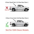 thumbnail image 2 of OEM Passenger Right Side Rear Door Window Door Glass Compatible with Ram Pickup 4 Door Crew Cab 2019-2025 Models (Not For 1500Classic), 2 of 6