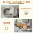 thumbnail image 2 of PEQULTI 69" Multi-Level Cat Tree Cat Tower for Indoor Pet with 5 Scratching Post & Hammock Gray, 2 of 8