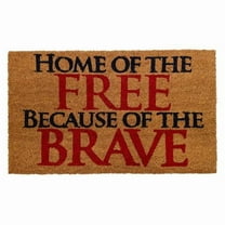 Calloway Mills Home of the Free Outdoor Doormat